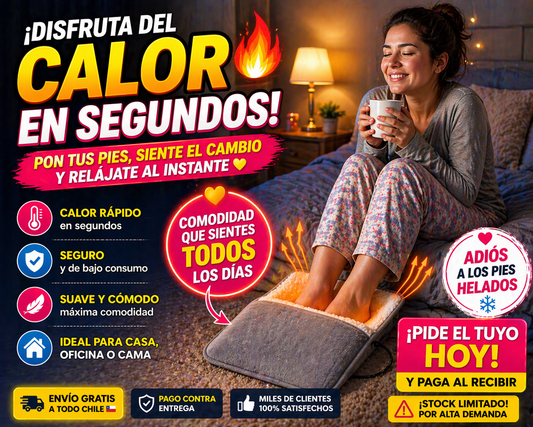 🔥 Calentador de Pies USB ❄️ | Adiós al frío en tus pies 🧦 | Paga al recibir en casa 💵